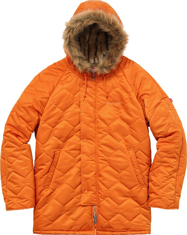 Quilted Flight Satin Parka view 2